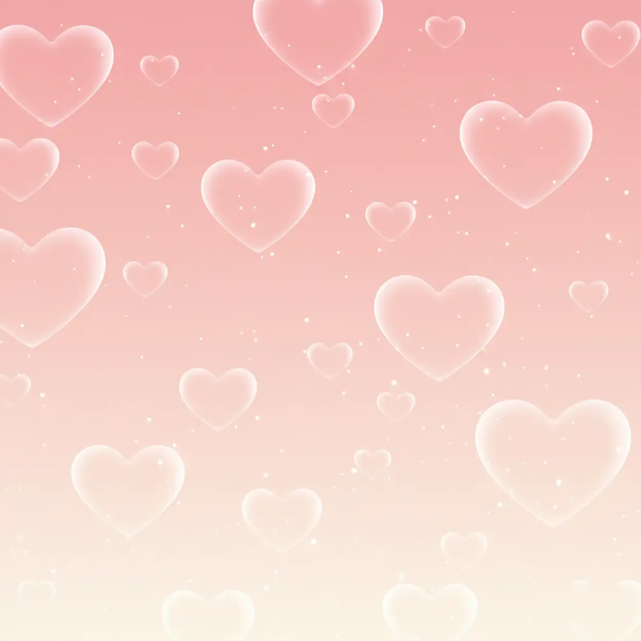 soft pastel happy valentines day background