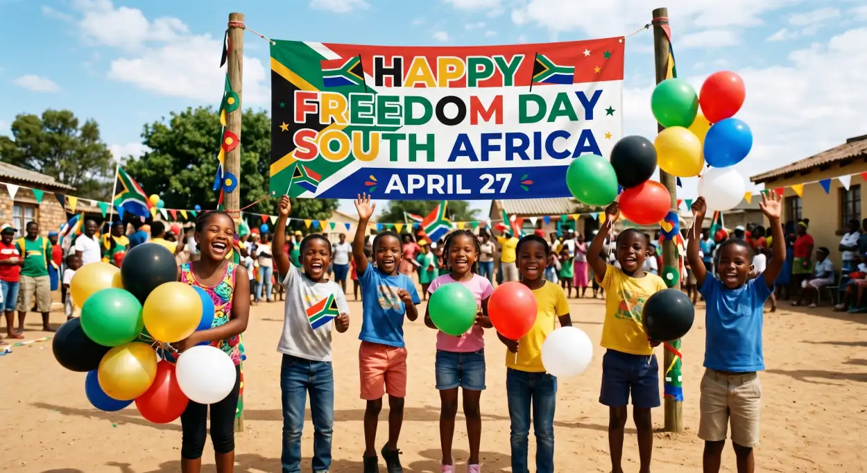 Free Download South Africa Freedom Day Captions Images Download 2026 - High Quality Happy Freedom Day South Africa Wishes 2026 Image