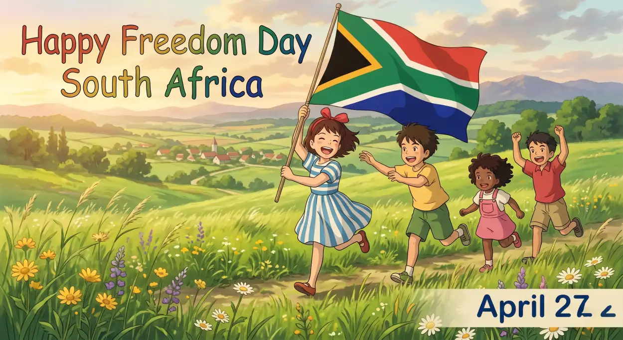 Free Download South Africa Freedom Day Captions Quotes Images Download 2026 - High Quality Happy Freedom Day South Africa Wishes 2026 Image