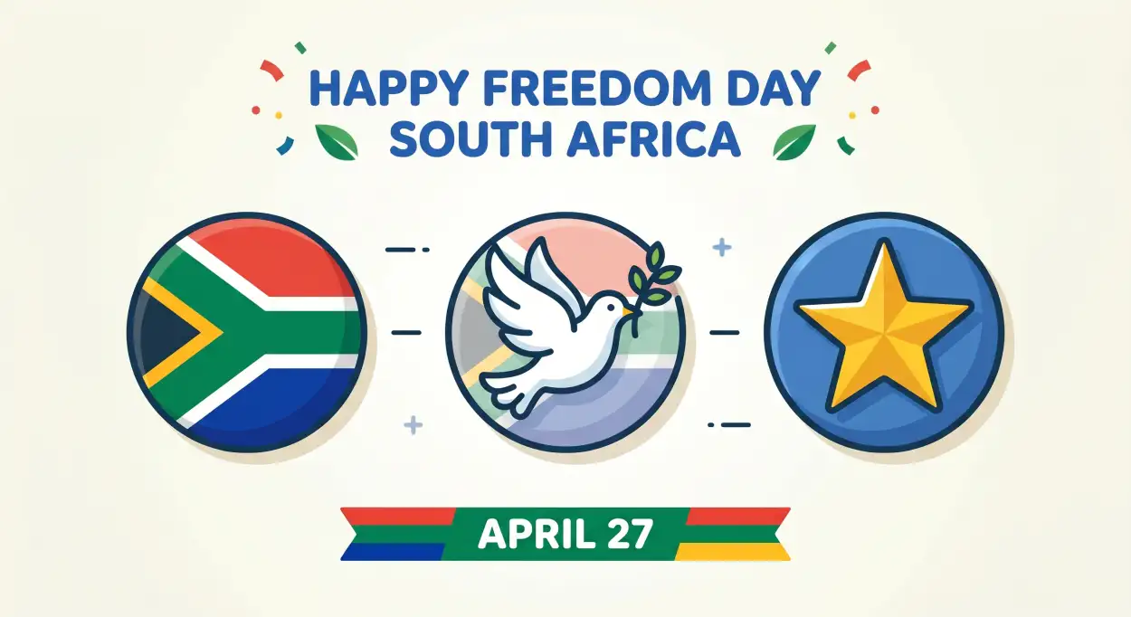 Free Download South Africa Freedom Day Wishes Captions Instagram 2026 - High Quality Happy Freedom Day South Africa Wishes 2026 Image