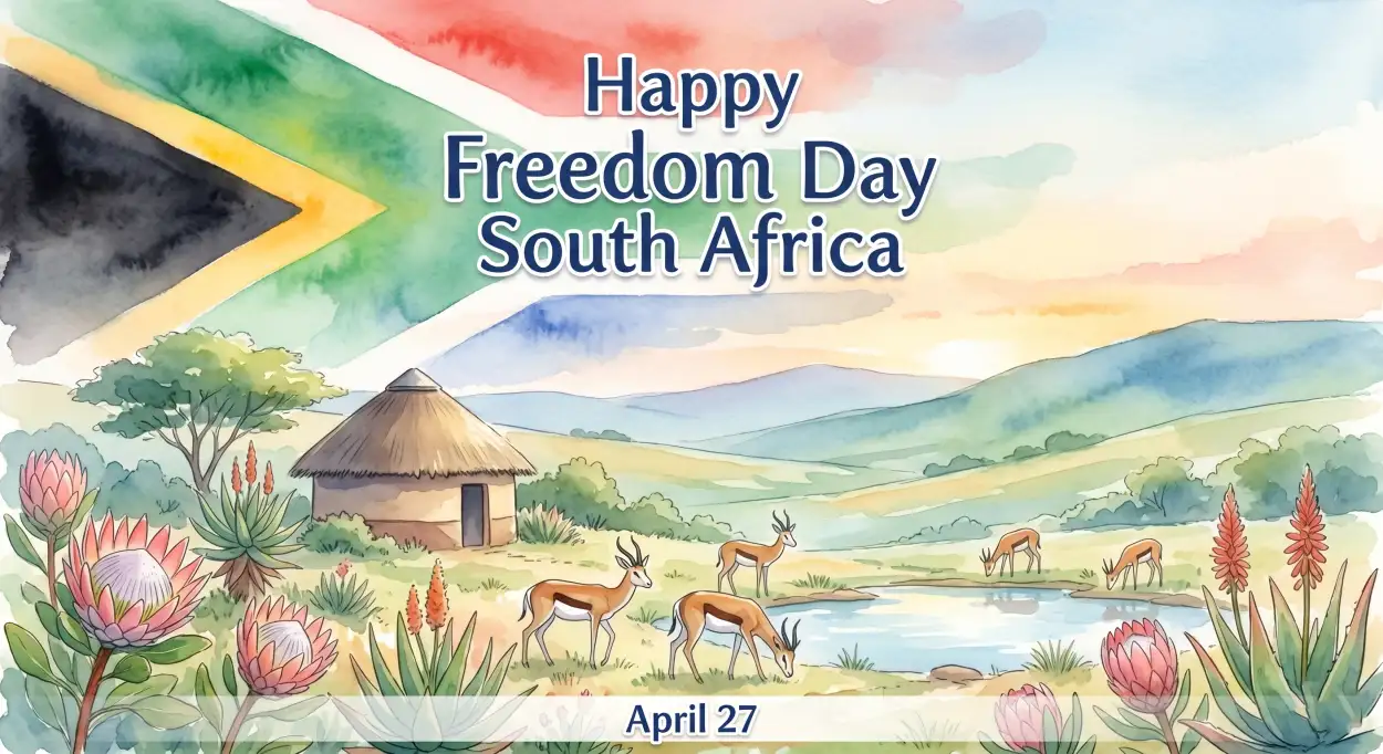 Free Download South Africa Freedom Day Wishes Quotes Images Download 2026 - High Quality Happy Freedom Day South Africa Wishes 2026 Image