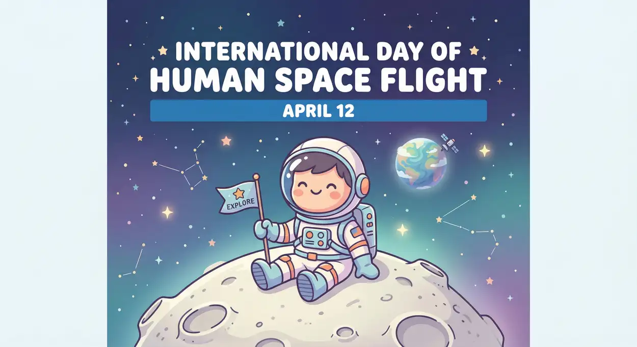 Free Download Space Day Drawing Competition Ideas - High Quality International Day Of Human Space Flight 2026 Image