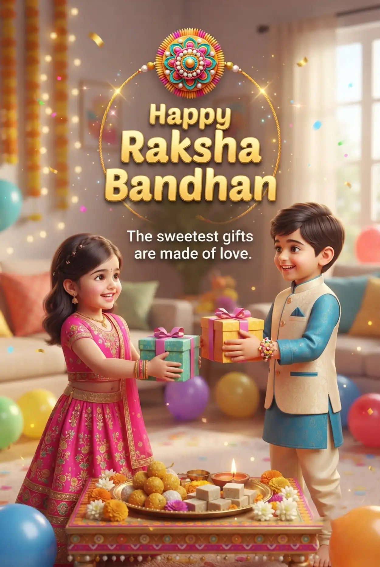 Free Download Special Raksha Bandhan Wishes 2026 - High Quality Happy Raksha Bandhan Wishes 2026 Image