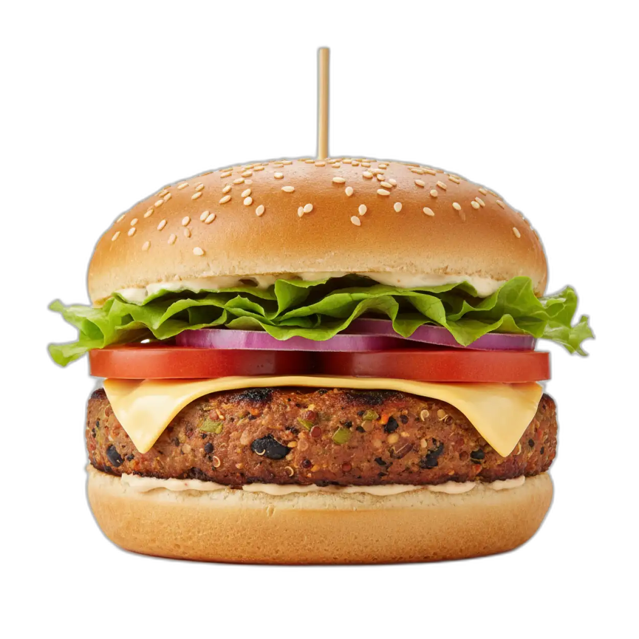 spicy burger png transparent