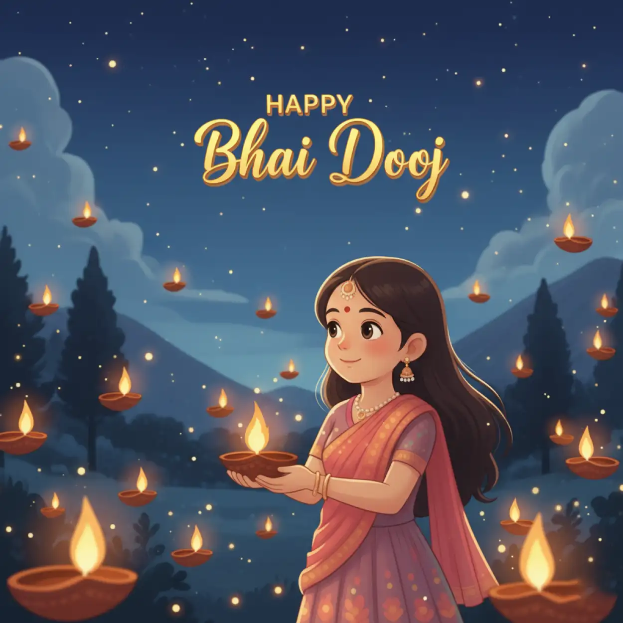 spiritual happy bhai dooj 2025 wishes with blessings