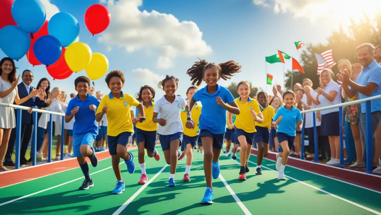 sports event background with crowd cheering