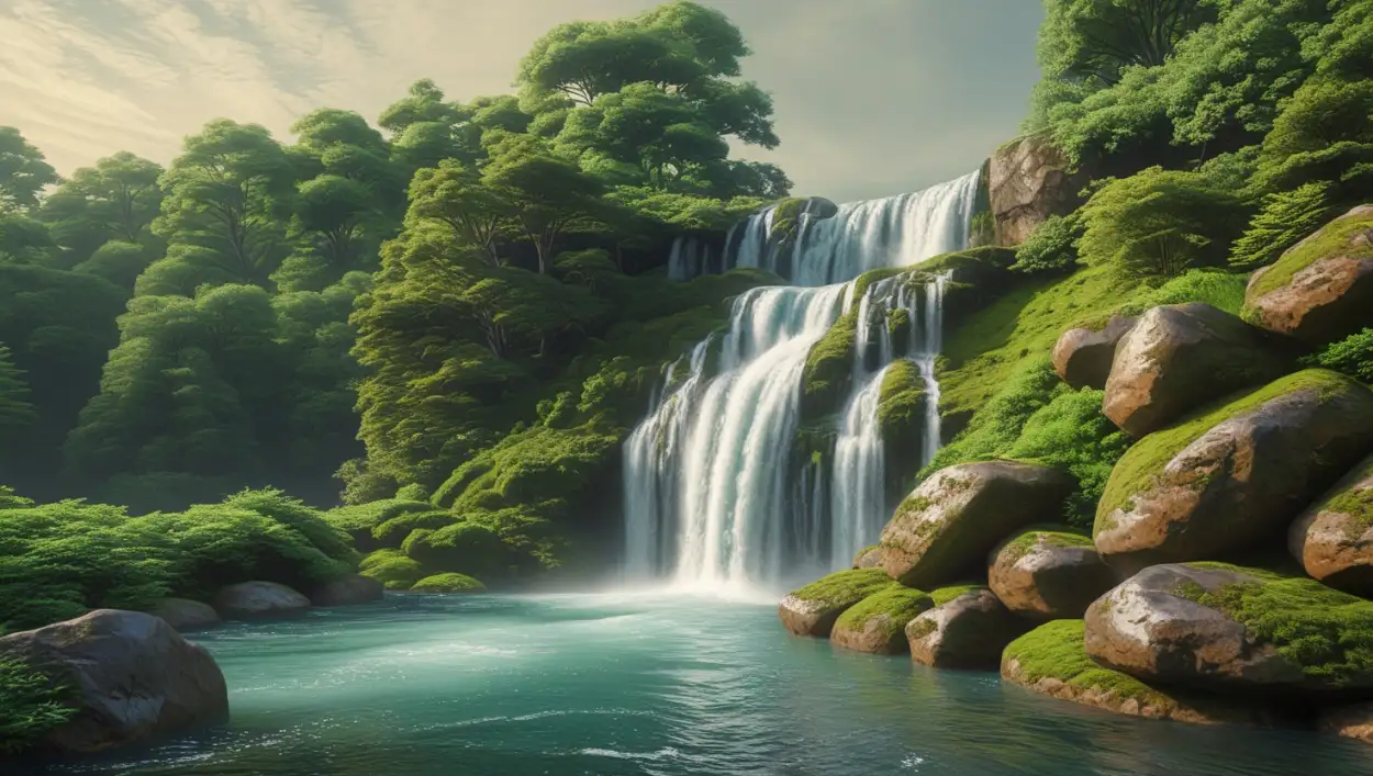 Square Format Waterfall Background - Royalty Free Waterfall Background Image | Pngmagic Free Download Square Format Waterfall Background - High Quality Waterfall Background Background