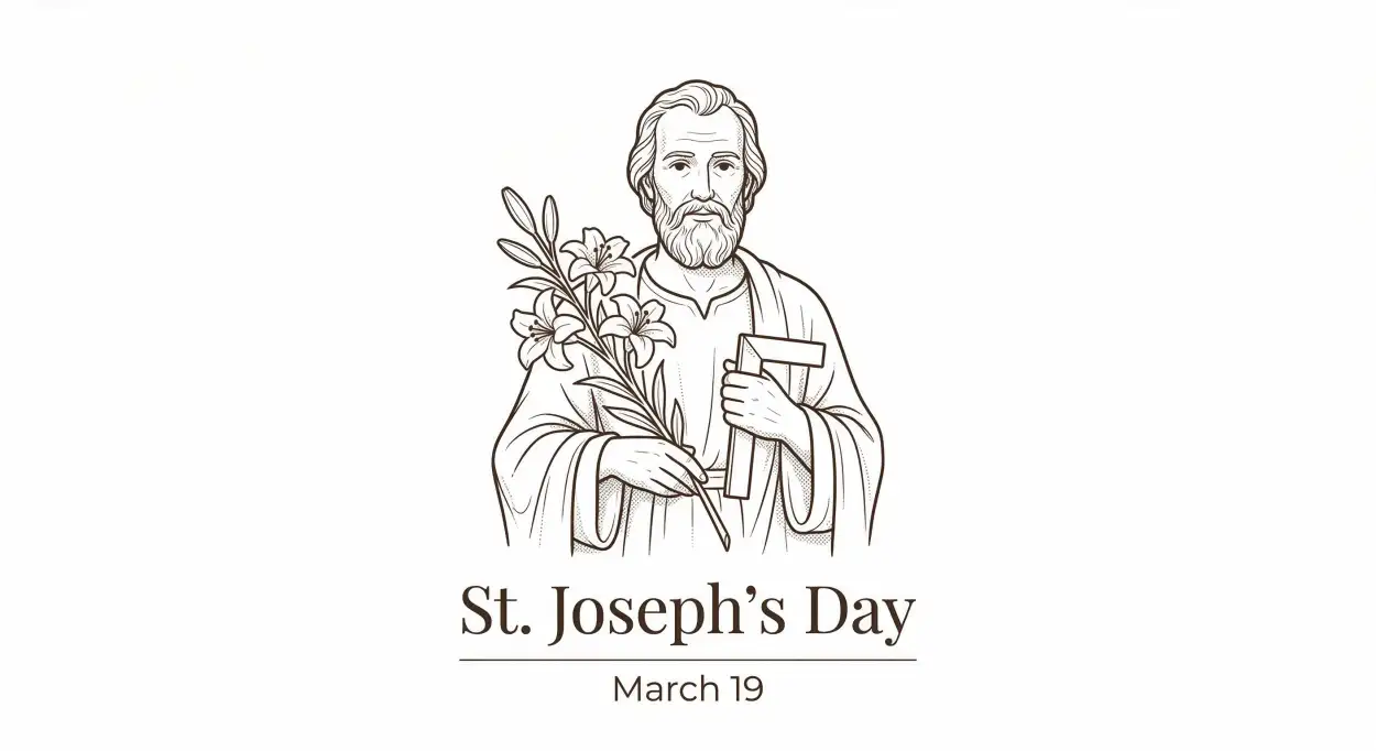 st josephs day coloring pages printable
