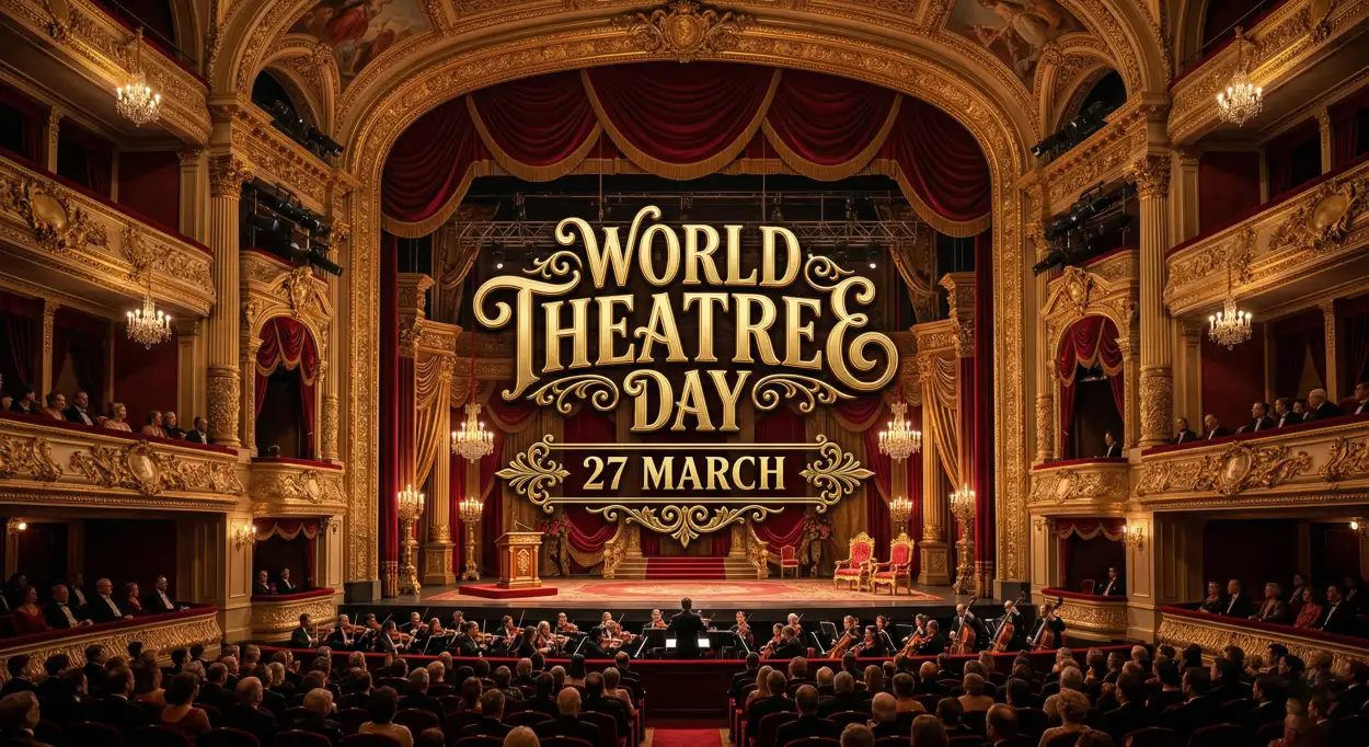 Free Download Stage Curtain Png Transparent - High Quality World Theatre Day Transparent PNG