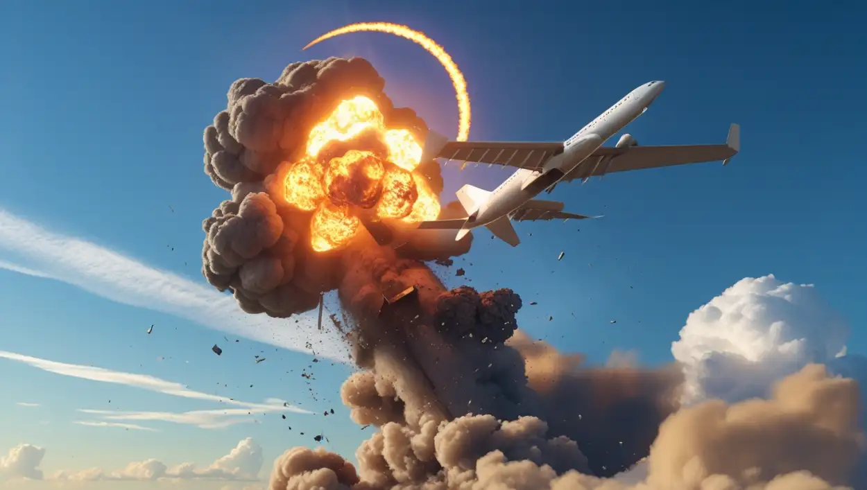 Free Download Stormy Weather Airplane Crash Background - High Quality Plane Crash Background Background