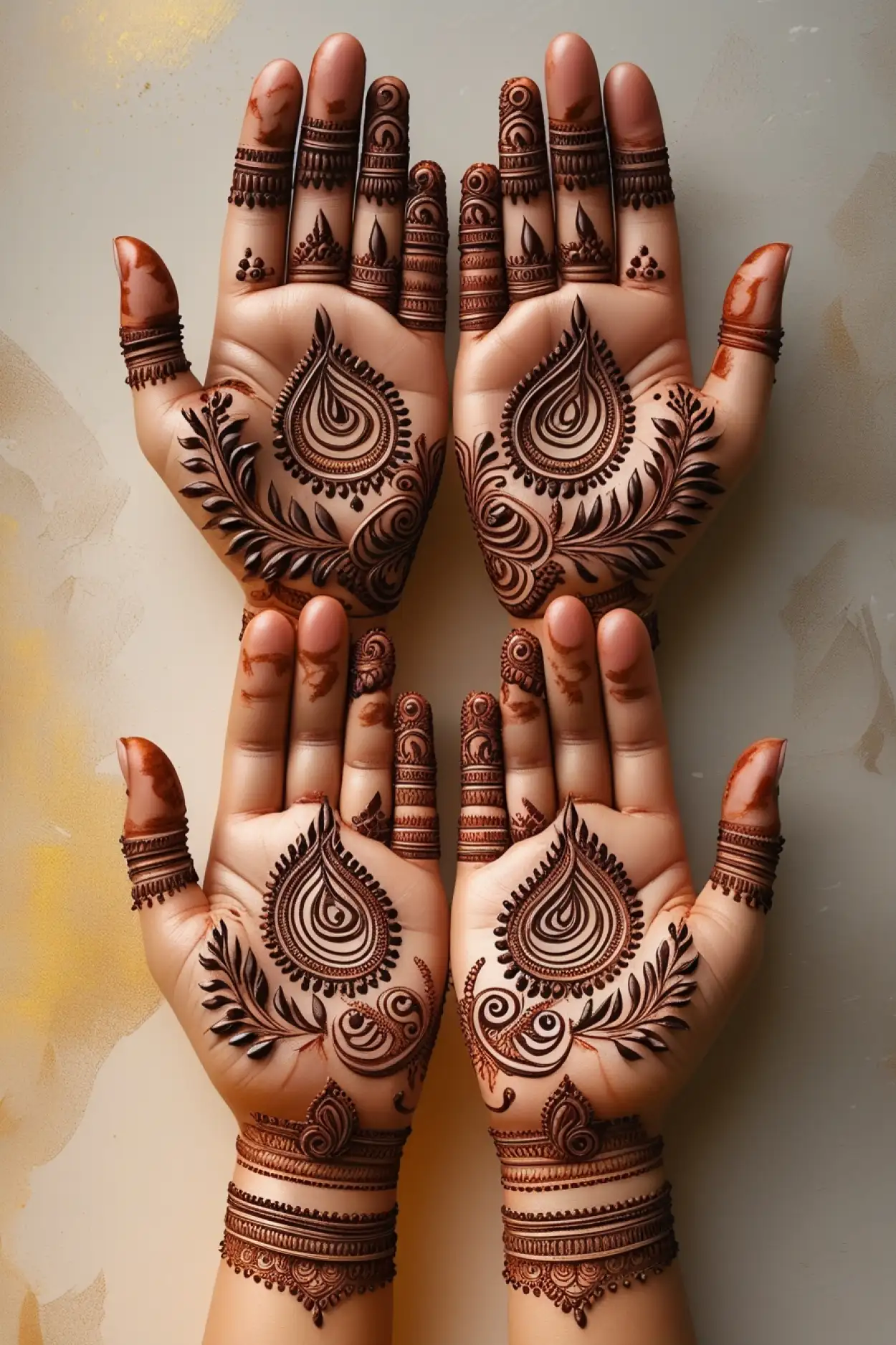 stylish mehndi design for sawan vrat
