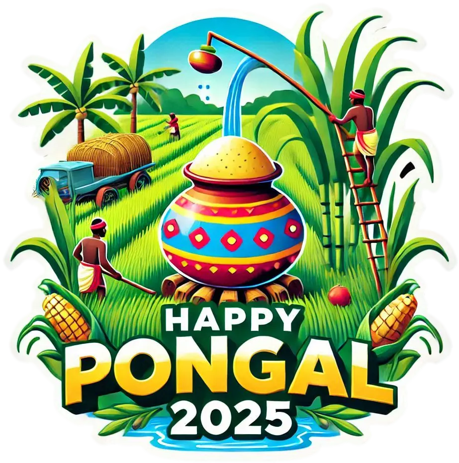 sugarcane and pongal 2025 png images