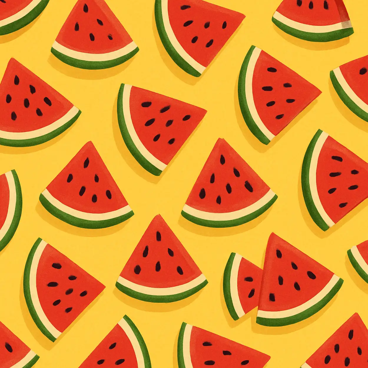 Summer Background With Watermelon Slice Pattern - Royalty Free Summer Background Image | Pngmagic Free Download Summer Background With Watermelon Slice Pattern - High Quality Summer Background Background