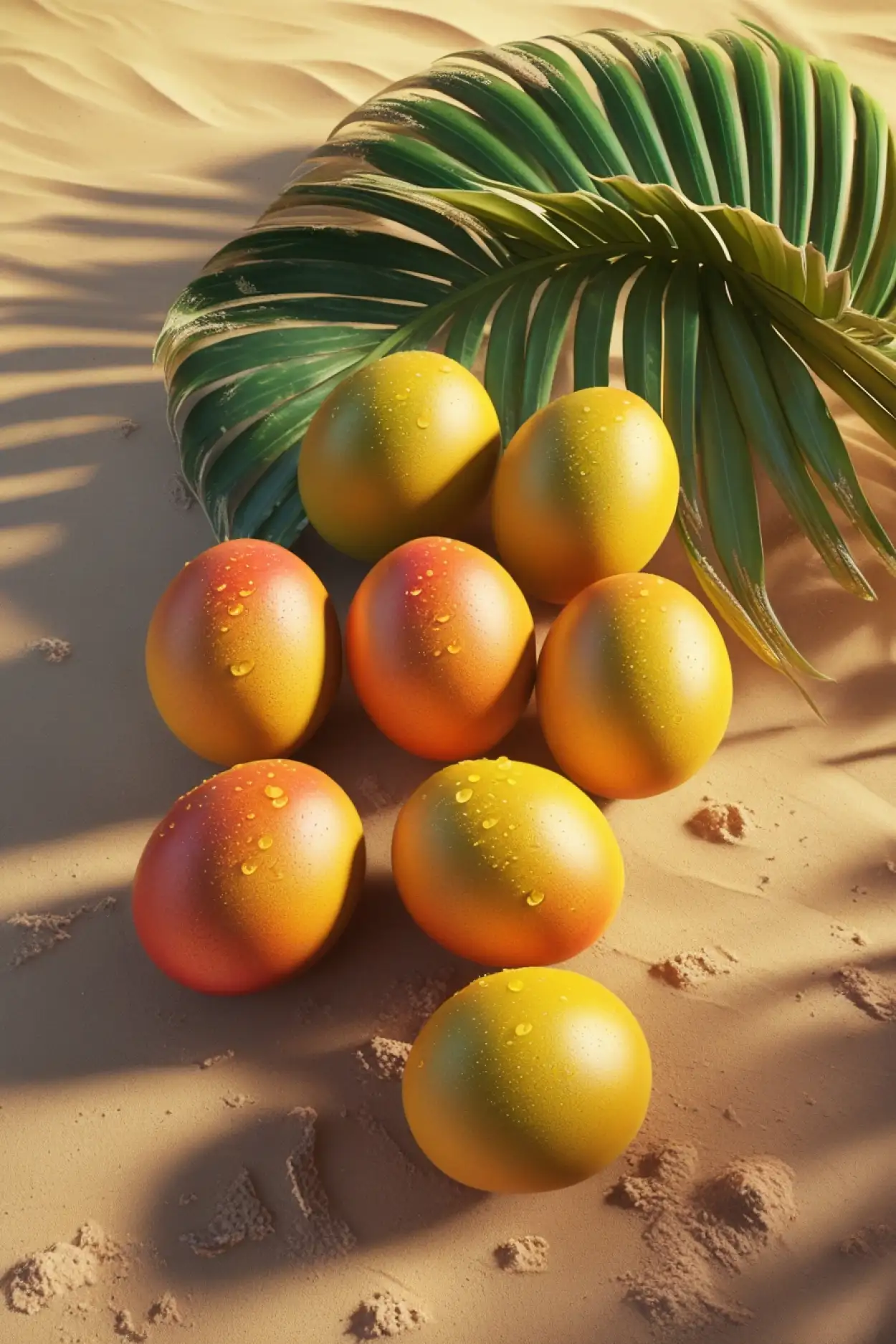 summer mango background design