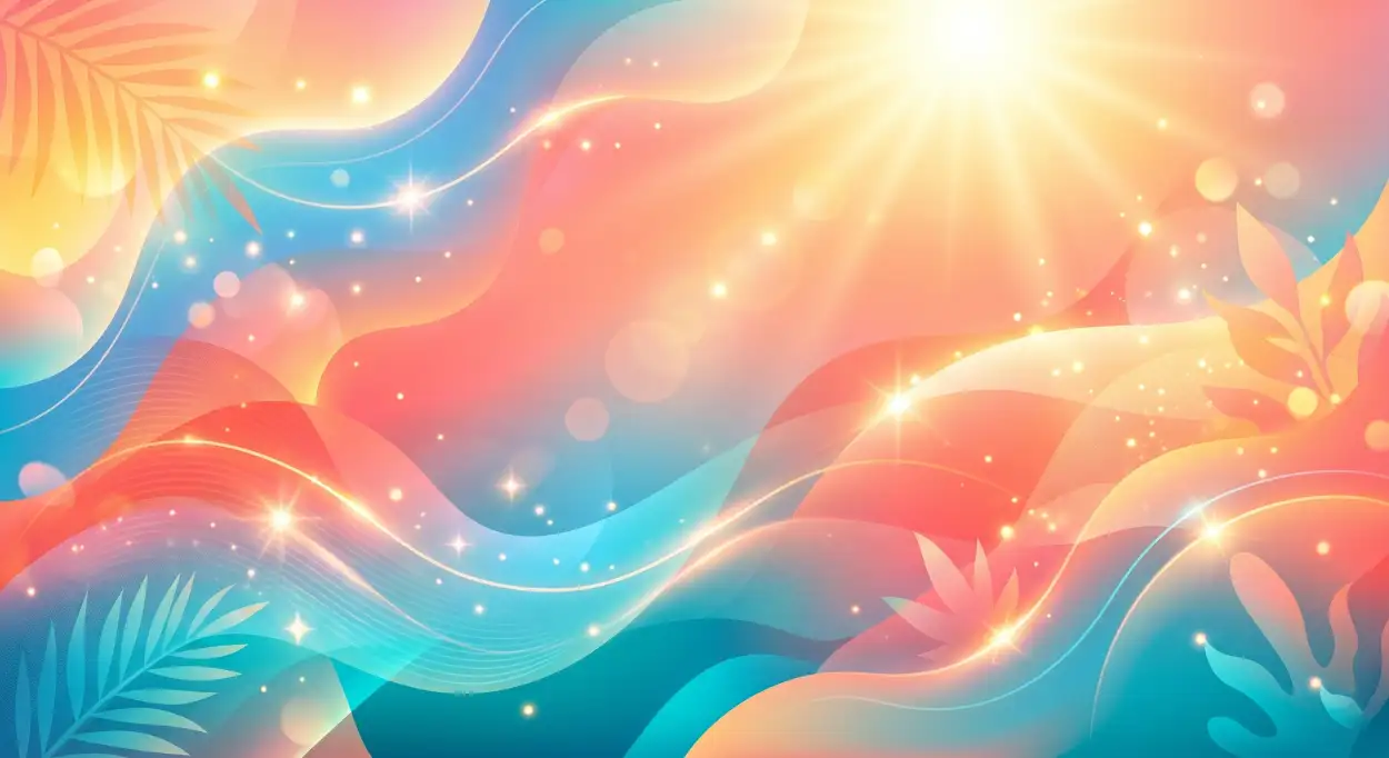 Free Download Summer Sunshine Background With Glowing Light Effects - High Quality Summer Background Background Image