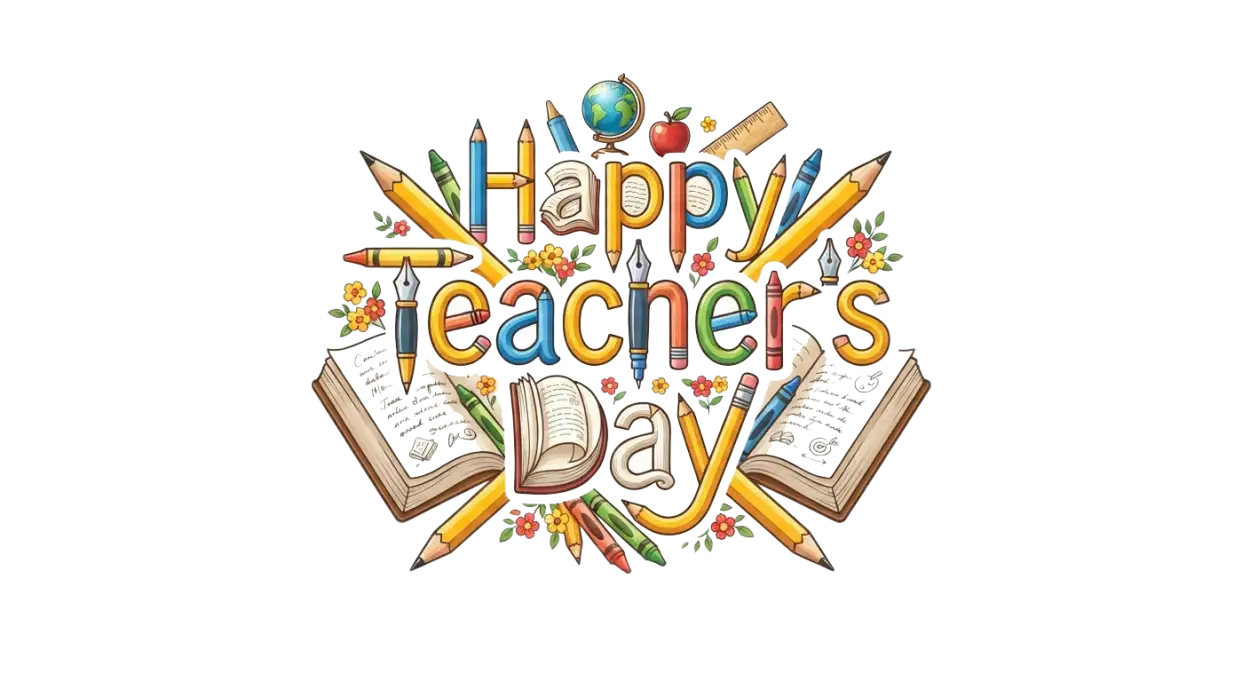 Free Download Teacher With Students Teachers Day Png - High Quality Teachers Day Png Transparent PNG