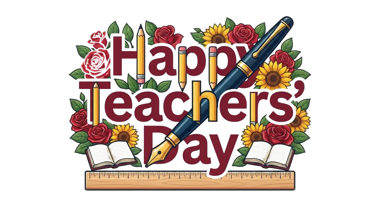 Free Download Teachers Day Decorative Frame Png - High Quality Teachers Day Png Transparent PNG