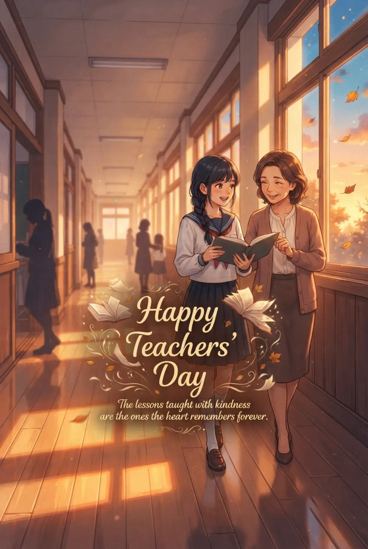 Free Download Teachers Day Digital Greeting Cards - High Quality Teachers Day Cards Image