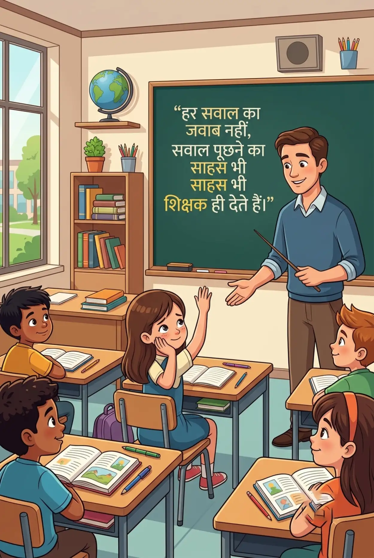 Free Download Teachers Day Images In Hindi For Facebook - High Quality Teachers Day Wishes In Hindi Image