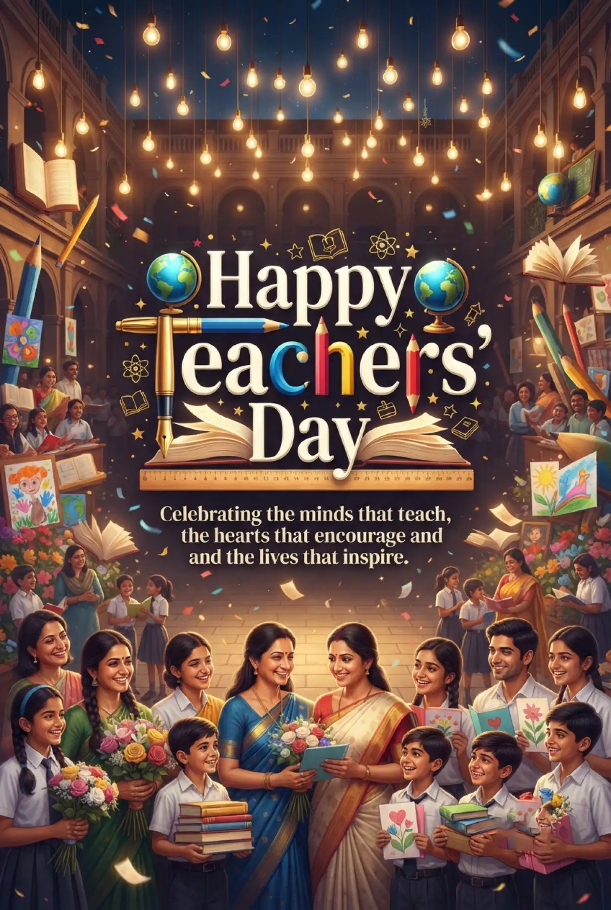 Free Download Teachers Day India 2026 Social Media Post - High Quality Teachers Day India 2026 Image