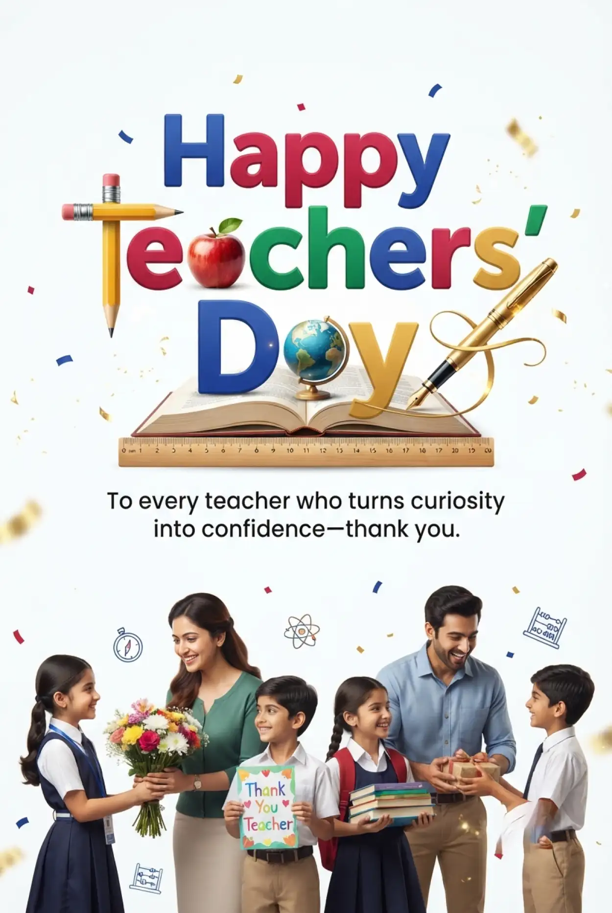 Free Download Teachers Day India 2026 Whatsapp Greetings - High Quality Teachers Day India 2026 Image