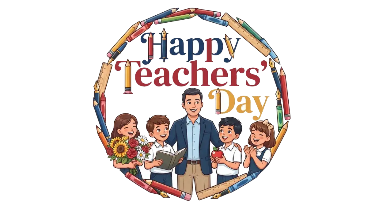 Free Download Teachers Day Teacher Cartoon Png - High Quality Teachers Day Png Transparent PNG