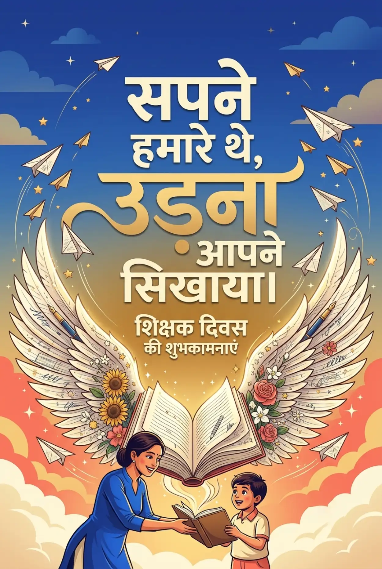Free Download Teachers Day Thank You Wishes In Hindi - High Quality Teachers Day Wishes In Hindi Image