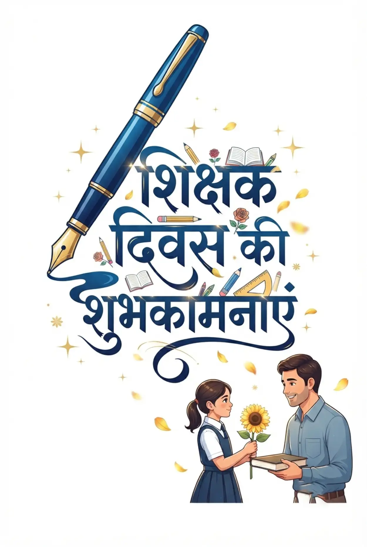 Free Download Teachers Day Wishes In Hindi For Class Teacher - High Quality Teachers Day Wishes In Hindi Image