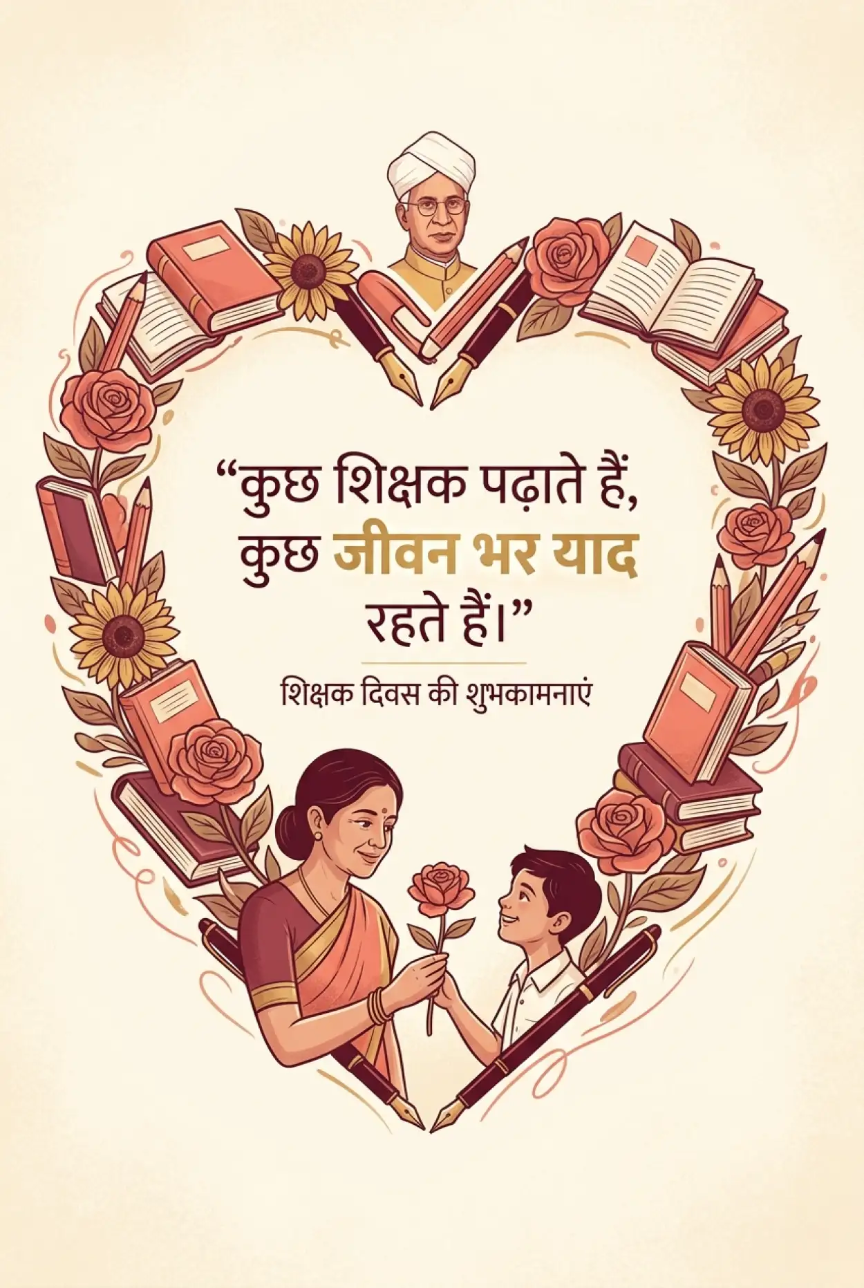 Free Download Teachers Day Wishes In Hindi For Mentor - High Quality Teachers Day Wishes In Hindi Image