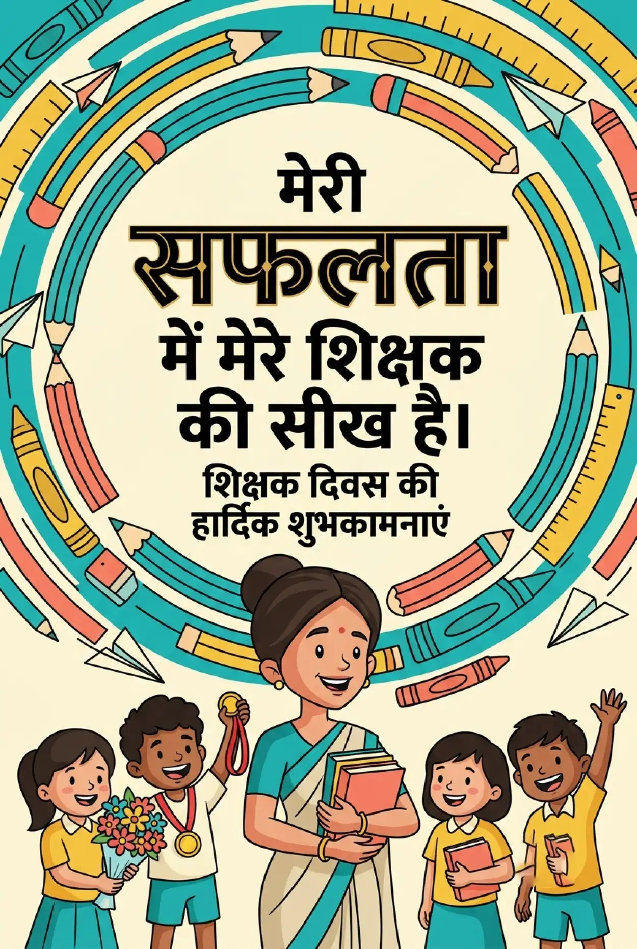 Free Download Teachers Day Wishes In Hindi For Principal - High Quality Teachers Day Wishes In Hindi Image