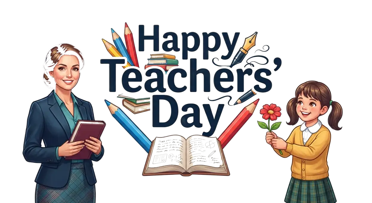 Free Download Teachers Day Wishes In Hindi Png - High Quality Teachers Day Png Transparent PNG