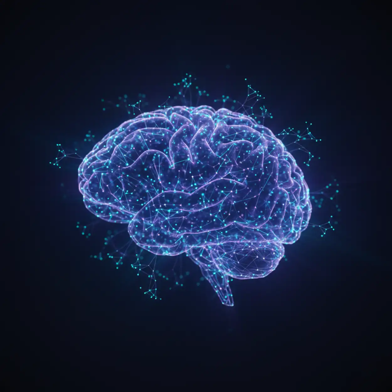 Free Download Technology Background With Ai Brain - High Quality Tech Background Background