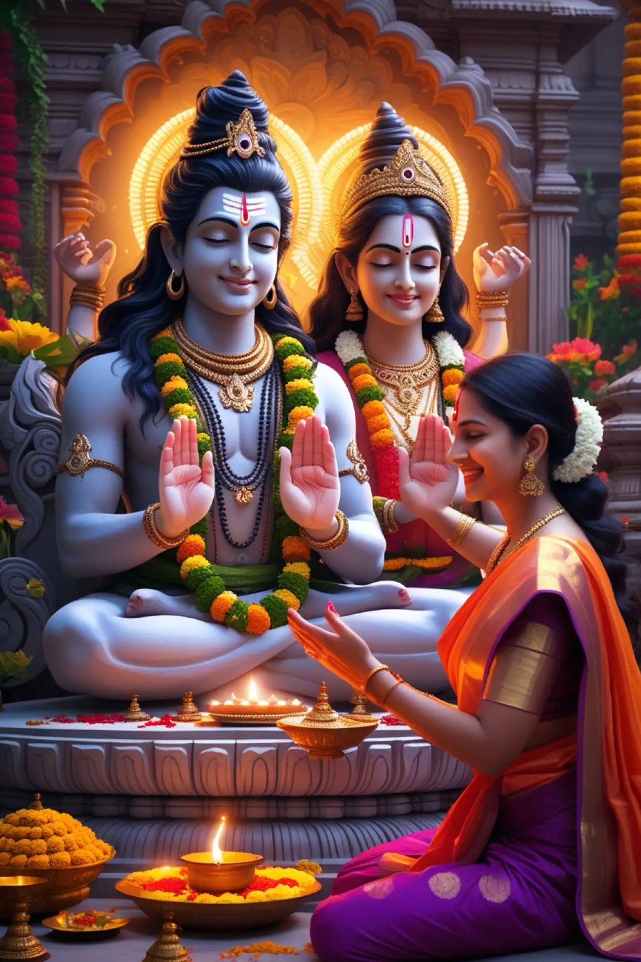 teej 2025 quotes with festival background