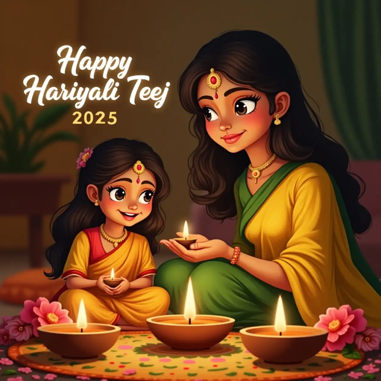 teej puja thali png image download