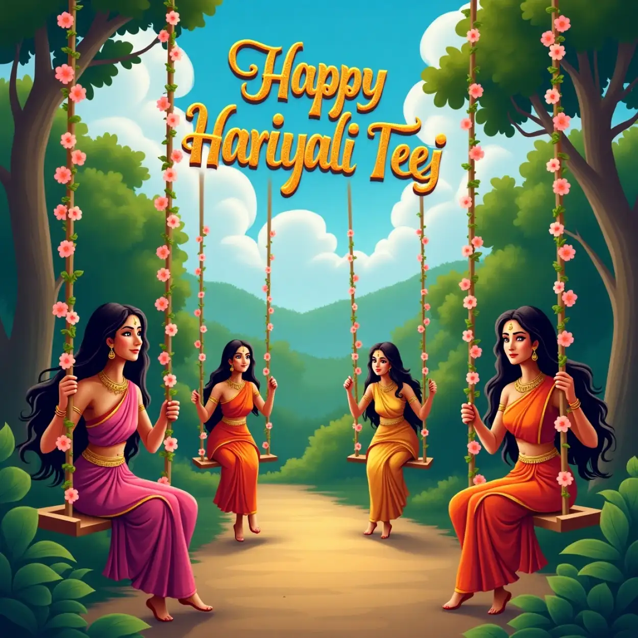teej vrat 2025 wishes in hindi text