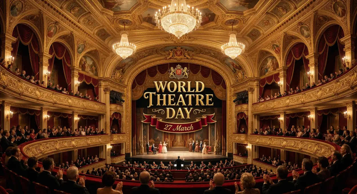 Free Download Theatre Day Promotional Design For Business - High Quality World Theatre Day Image