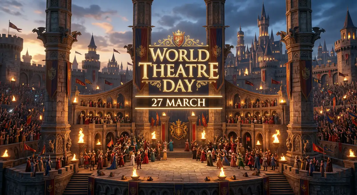 Free Download Theatre Stage Background Design - High Quality World Theatre Day Background Image