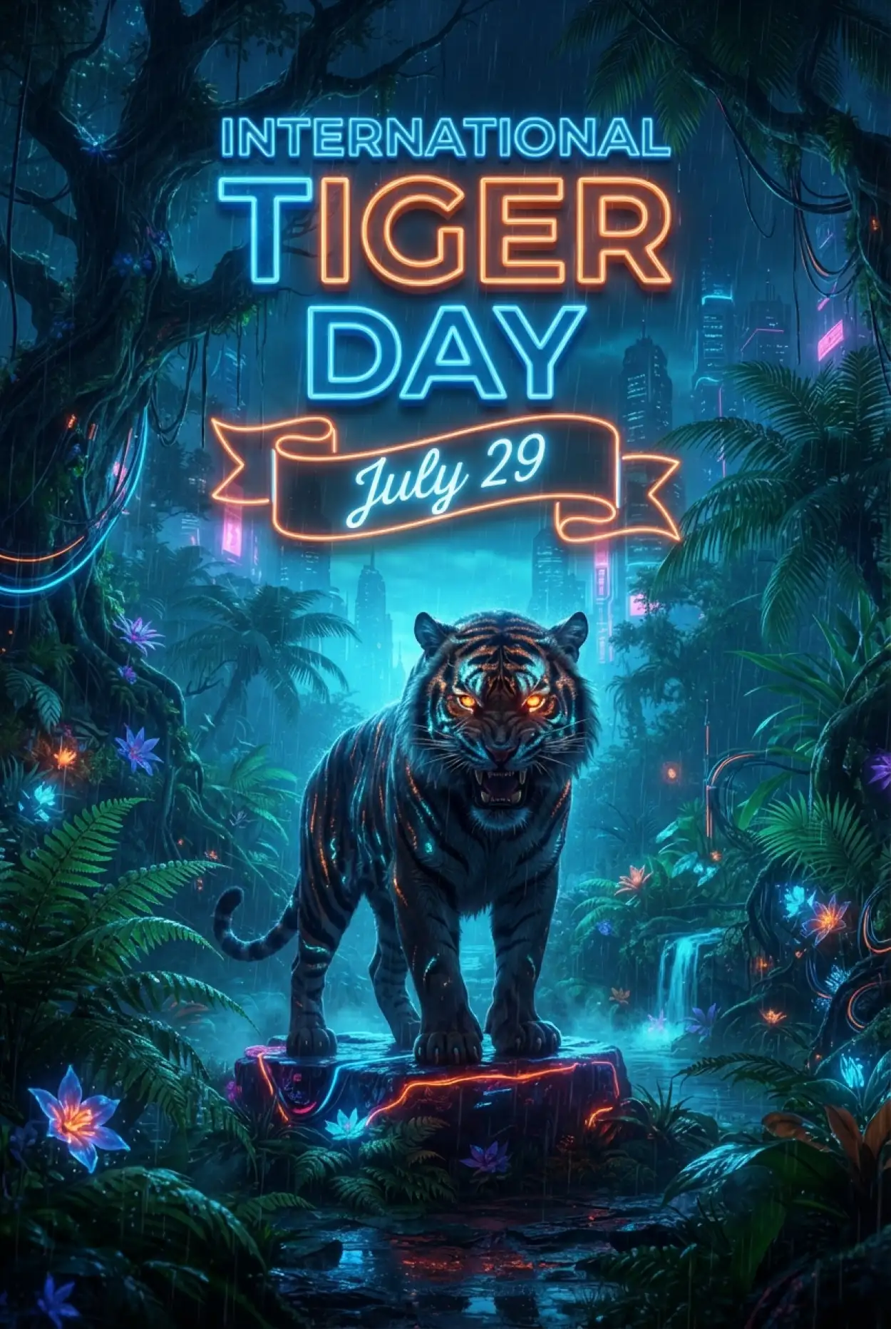 Free Download Tiger Day 2026 Creative Poster - High Quality International Tiger Day 2026 Image
