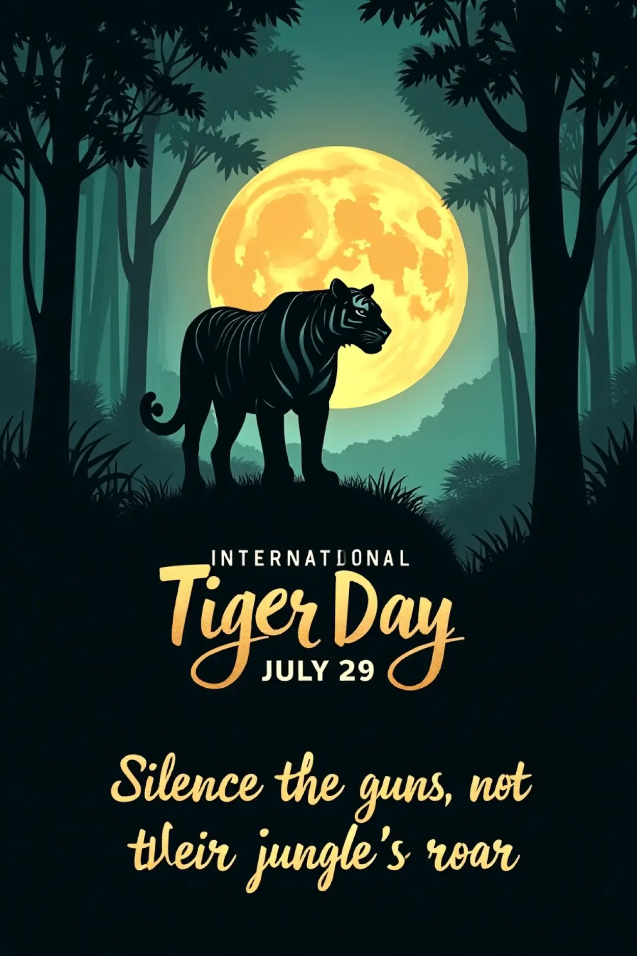 Tiger Day Digital Art Poster Download - Royalty Free International Tiger Day Image | Pngmagic Free Download Tiger Day Digital Art Poster Download - High Quality International Tiger Day Background