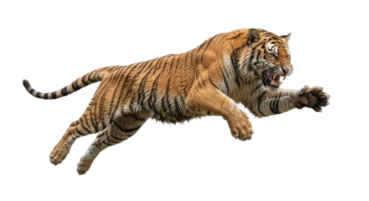 Free Download Tiger Running Png Transparent - High Quality Tiger Png Transparent PNG