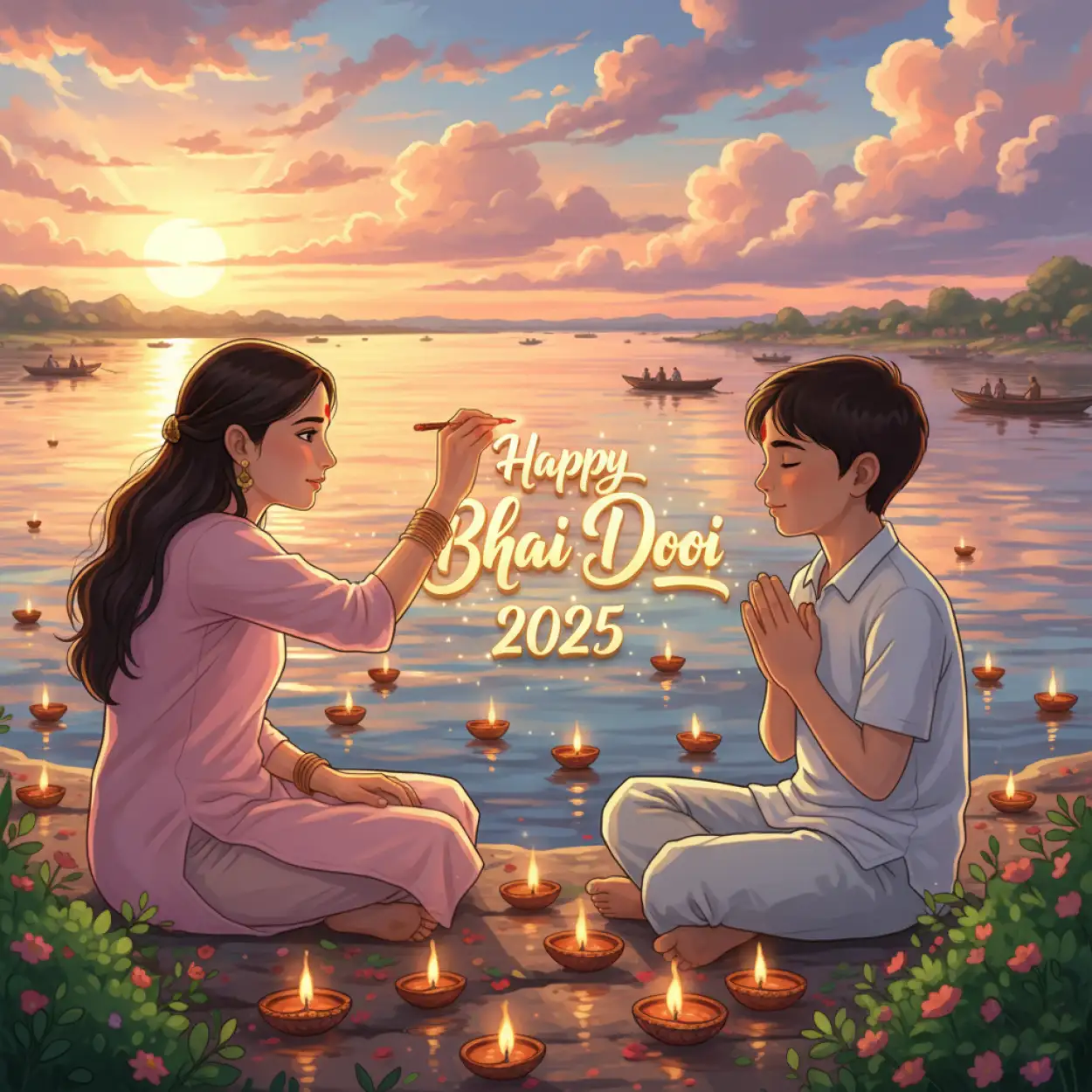 top 10 happy bhai dooj 2025 wishes for sister