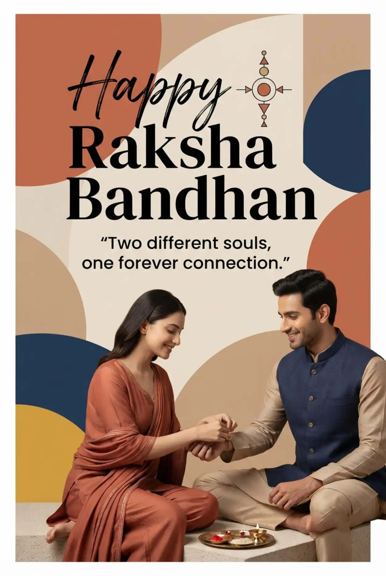 Free Download Touching Raksha Bandhan Greetings For Emotional Moments - High Quality Happy Raksha Bandhan Greetings Image