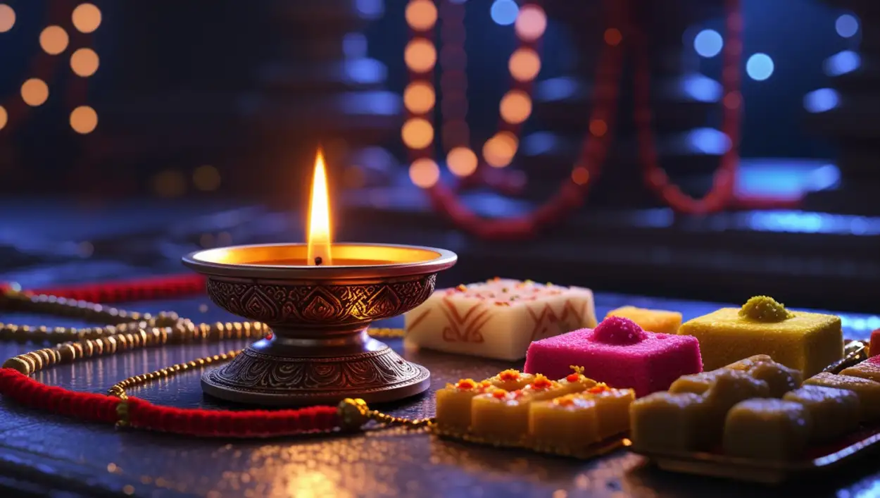 traditional raksha bandhan background design
