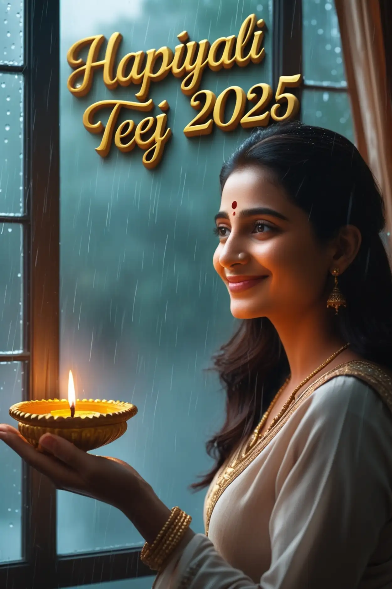 traditional teej greetings for sister
