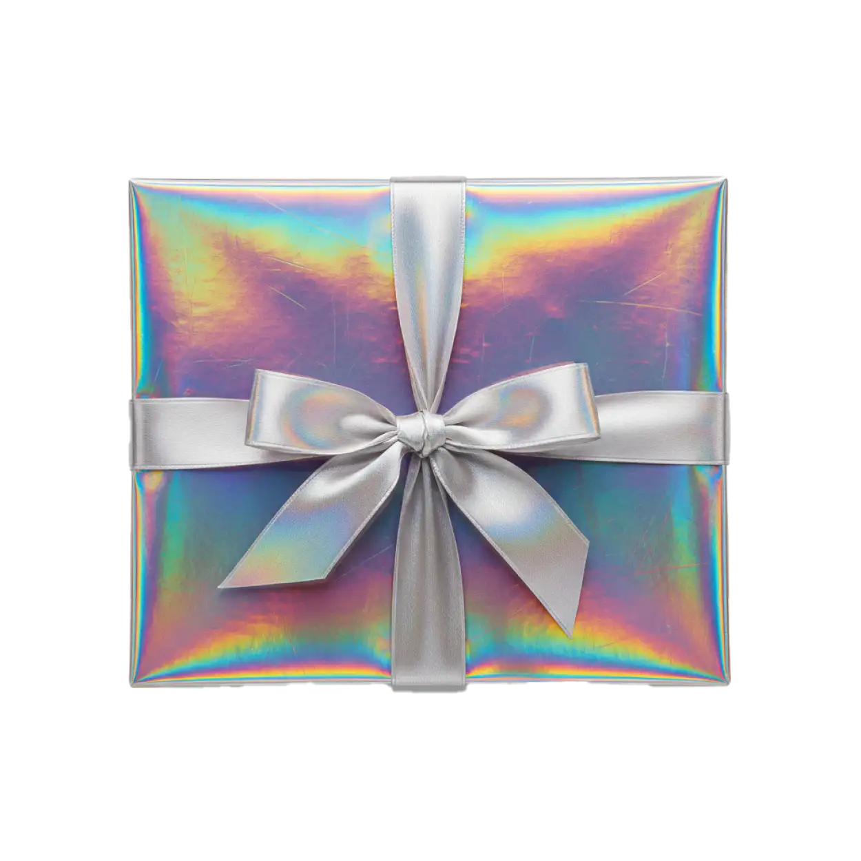 transparent ribbon gift box png