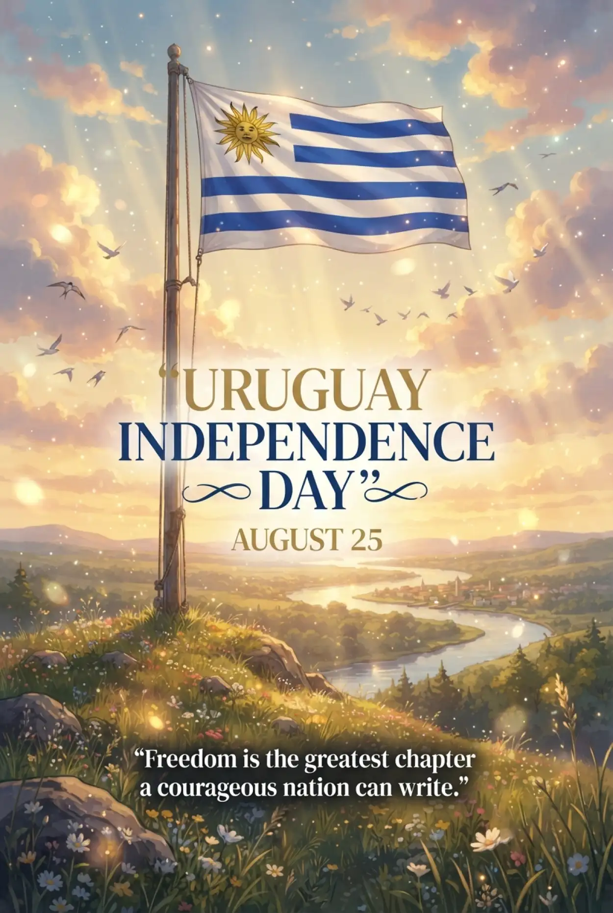 Free Download Travel To Uruguay During Independence Day August 2026 - High Quality Uruguay Independence Day 2026 Image