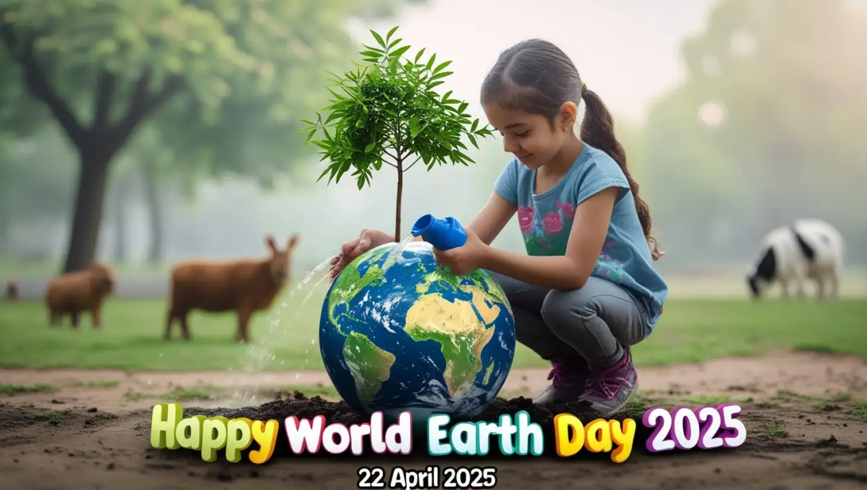 Free Download Tree Plantation Photo For Earth Day 2025 - High Quality Happy World Earth Day 2025 Background