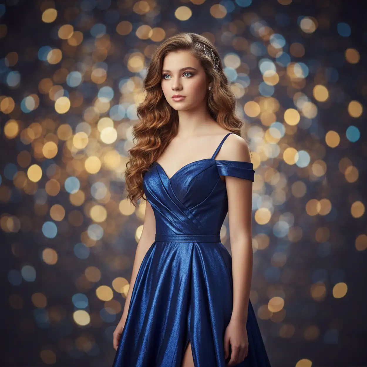 Free Download Trending Blue Fashion Dress Girl Picture - High Quality Blue Picture Background