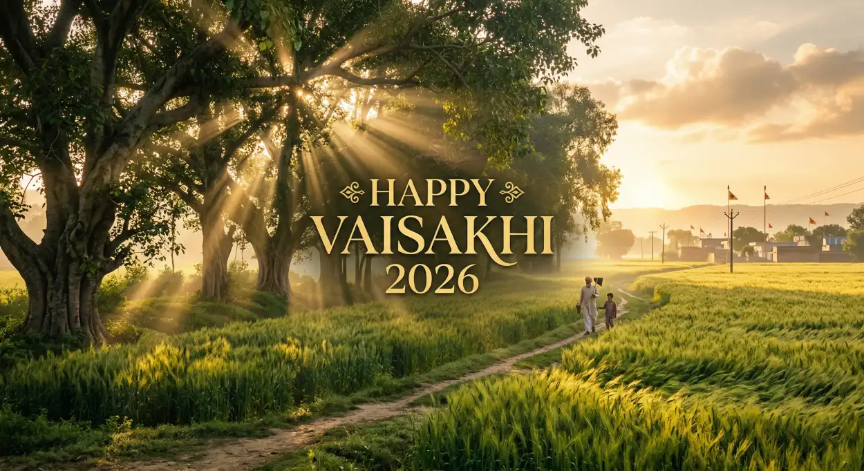 Free Download Trending Vaisakhi 2026 Wishes Captions - High Quality Happy Vaisakhi 2026 Wishes Image