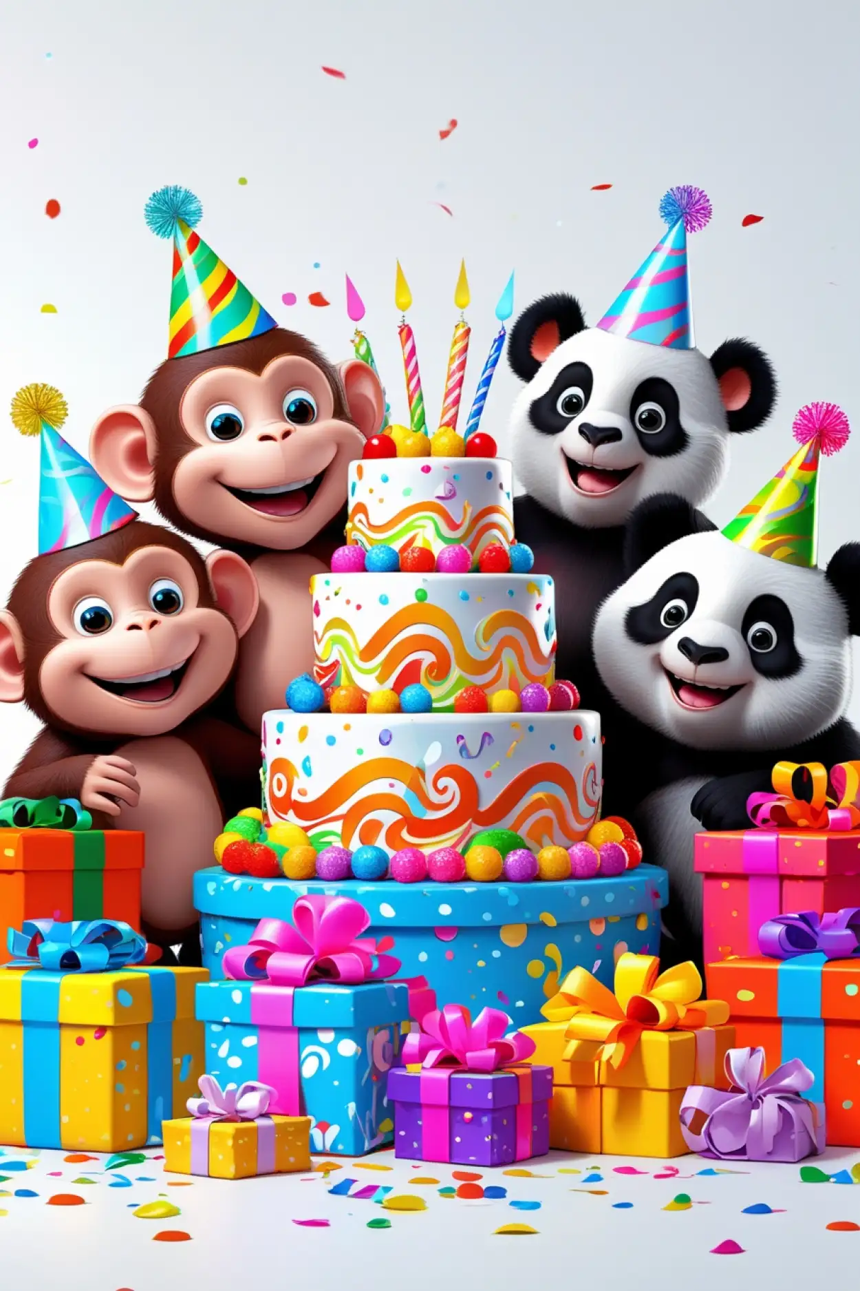 trendy birthday background for boys